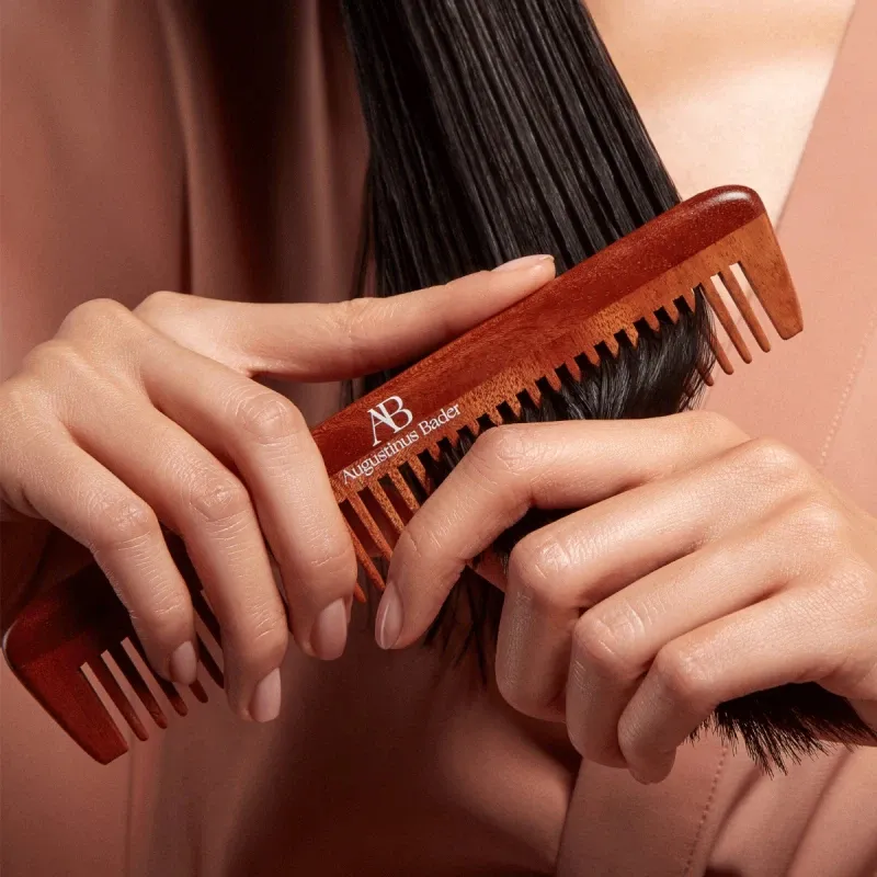 Augustinus Bader Acalypha Without Handle Print Comb Portable-2