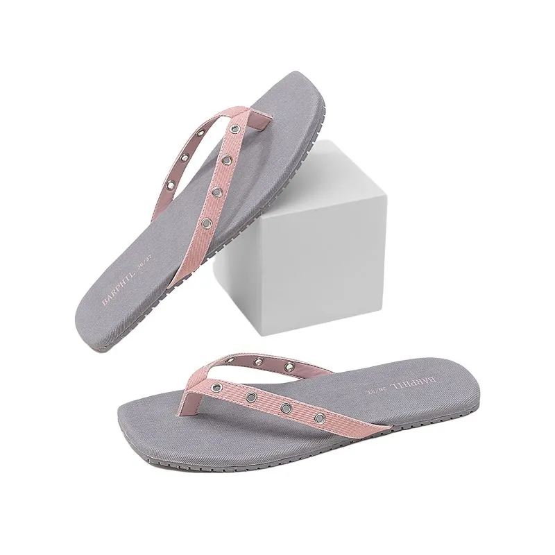 Barphil Slip Resistant Quiet Flip Flops Unisex-2