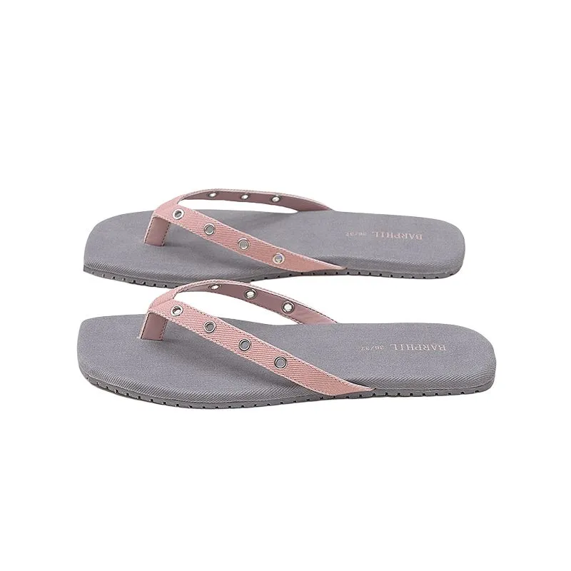 Barphil Slip Resistant Quiet Flip Flops Unisex-1