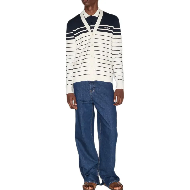 GUCCI SS25 Spring Collection Knitwear Men's White-2
