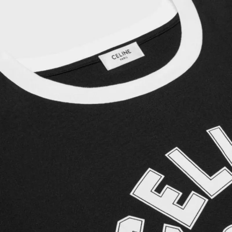 CELINE SS23 T Shirt Women's Black-2