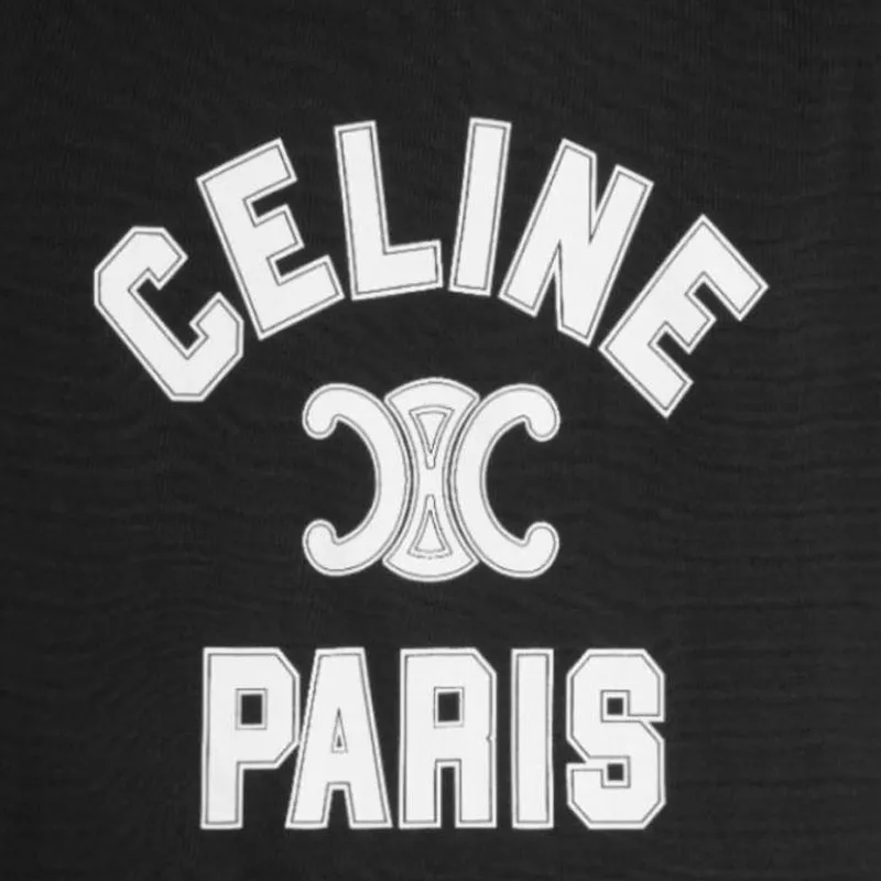 CELINE SS23 T Shirt Women's Black-3