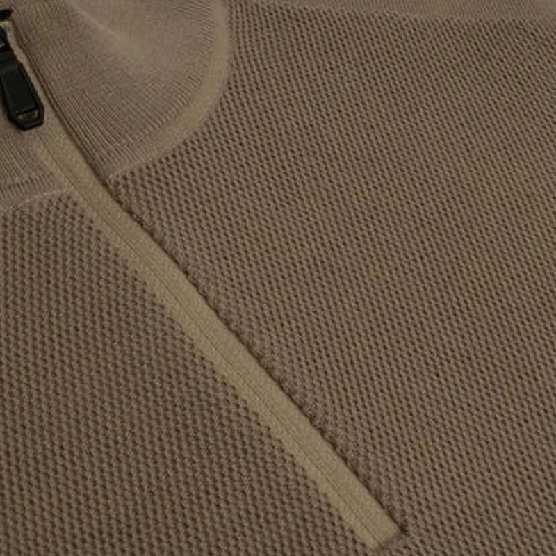 HUGO BOSS HUGO BOSS Zip Neck Regular Fit Sweater-3