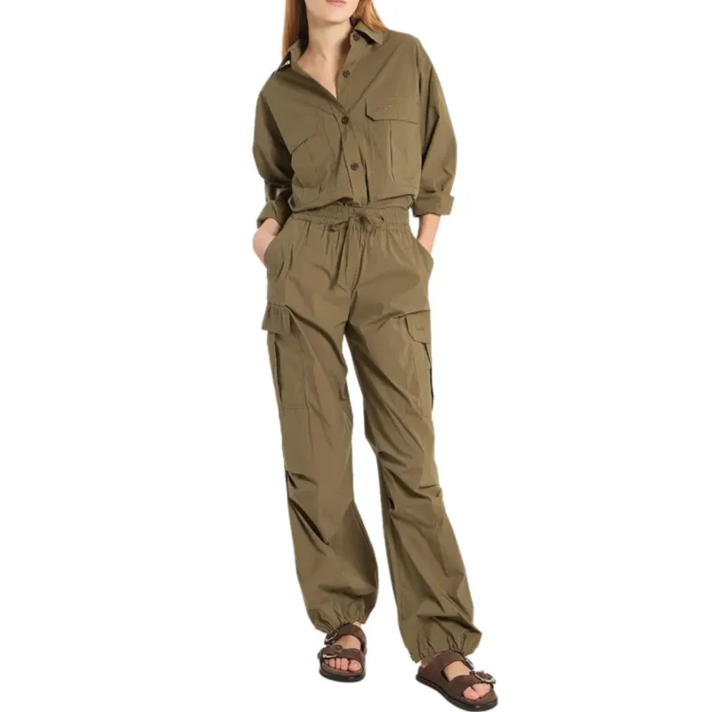 PAROSH Shirts Women's Green-2