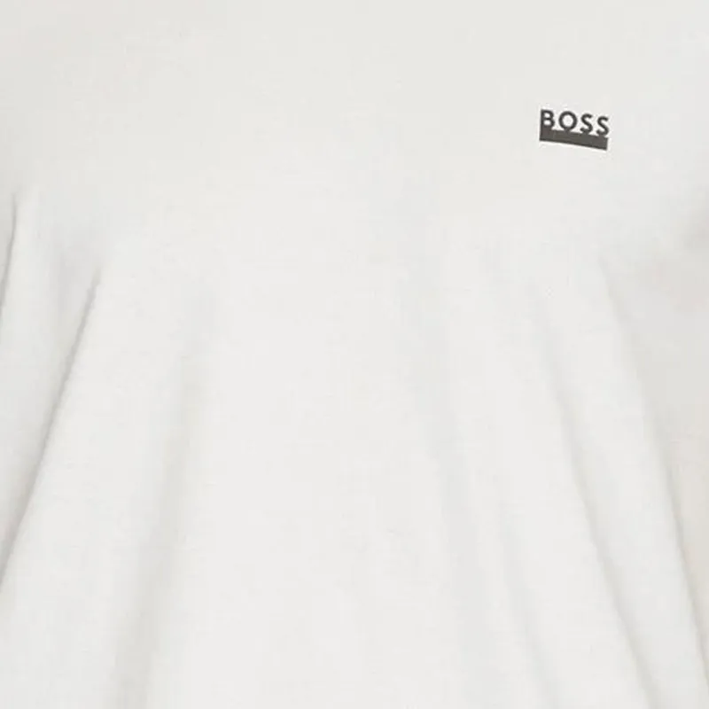 HUGO BOSS Logo embroidered Crew neck T shirt-4