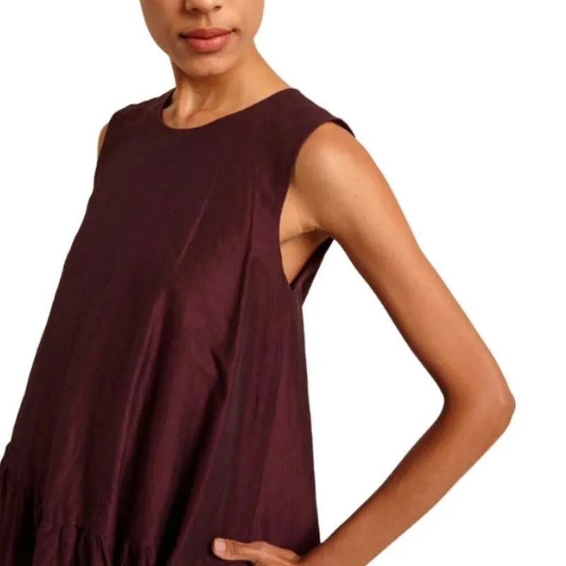 MaxMara Sleeveless Dress Women's Dark Red-4