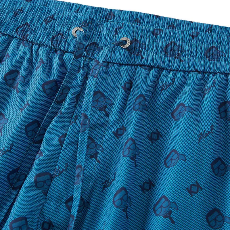 KARL LAGERFELD Casual Shorts Men's Blue-2