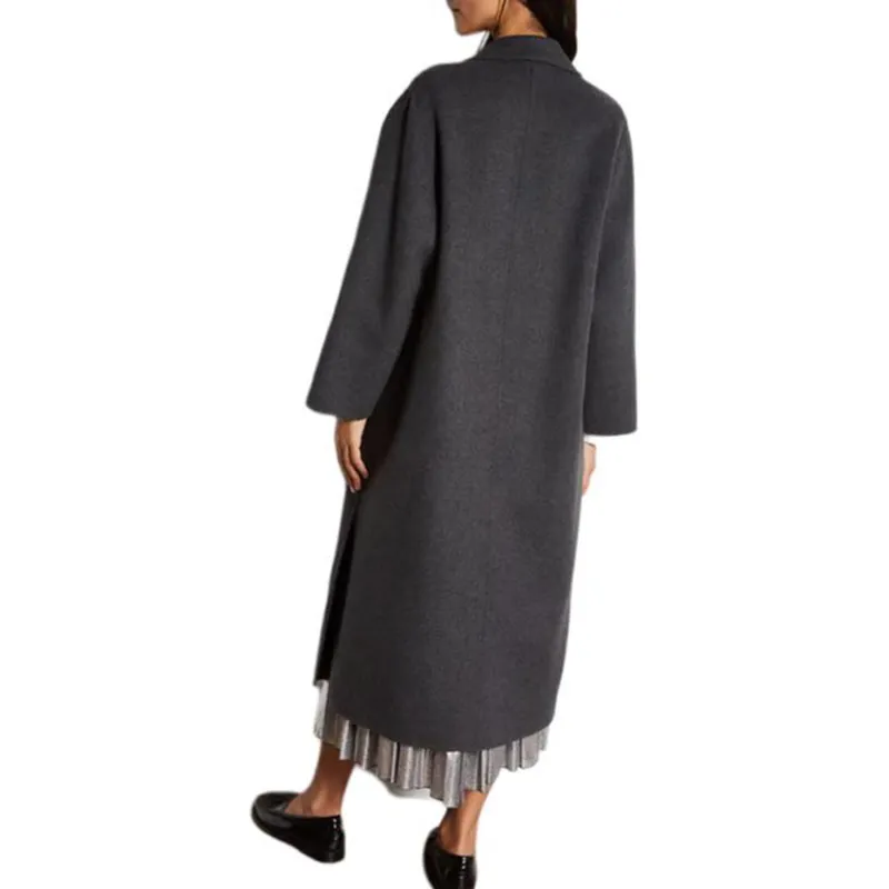 WEEKEND MaxMara Galosce Button Up Long Sleeved Coat-2