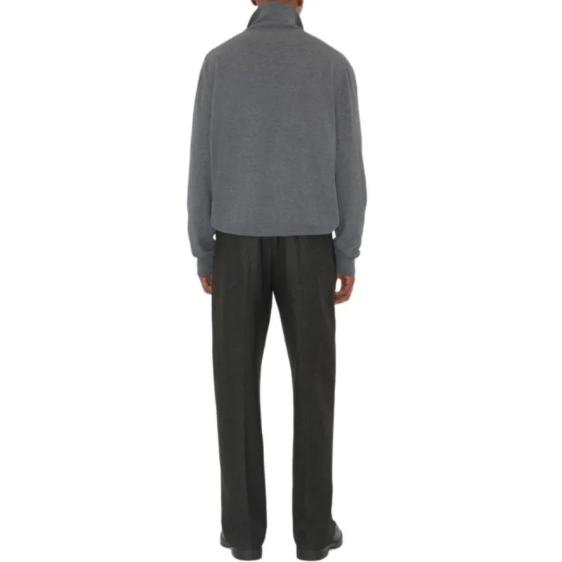 Burberry SS25 Cashmere Sweater Men's Gray-2