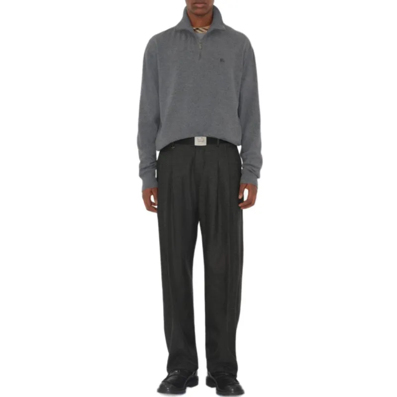 Burberry SS25 Cashmere Sweater Men's Gray-1
