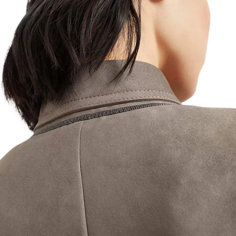 Brunello Cucinelli Leather Jacket-4
