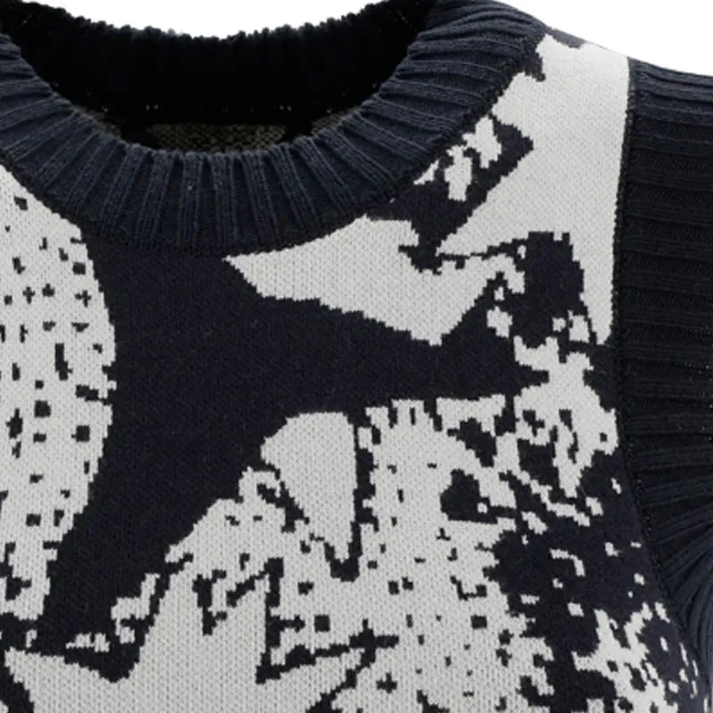 WEEKEND MaxMara Jacquard Patterned Knitted Vest-3