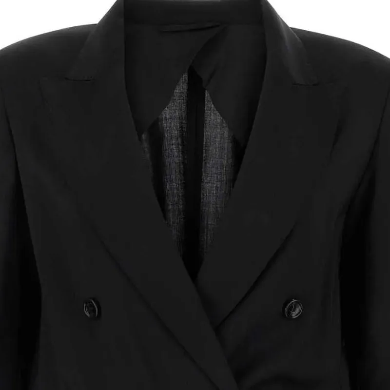 MaxMara Layered Jacket Detailed Bodysuit-2