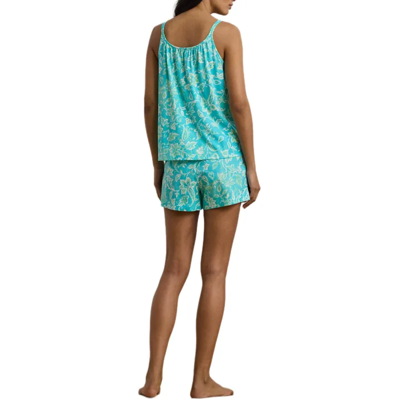 LAUREN RALPH LAUREN Pajama Set Women's Aqua Blue-1