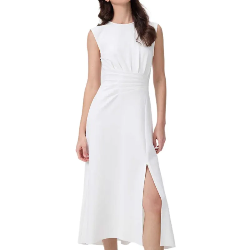 Diane Von Furstenberg FW25 Sleeveless Dress Women's White-1