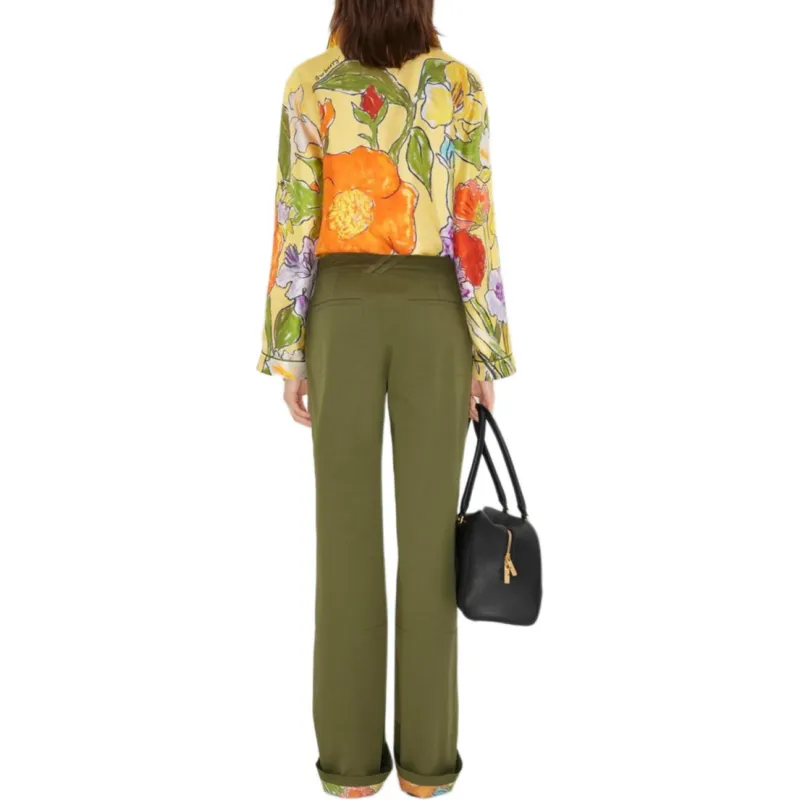 Burberry x Highgrove Casual Pants Women's Green-2