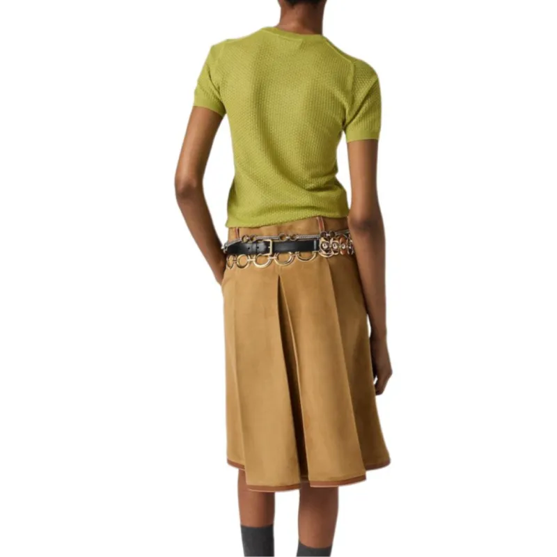 MIU MIU Cashmere Sweater Women's Light Grass Green-2