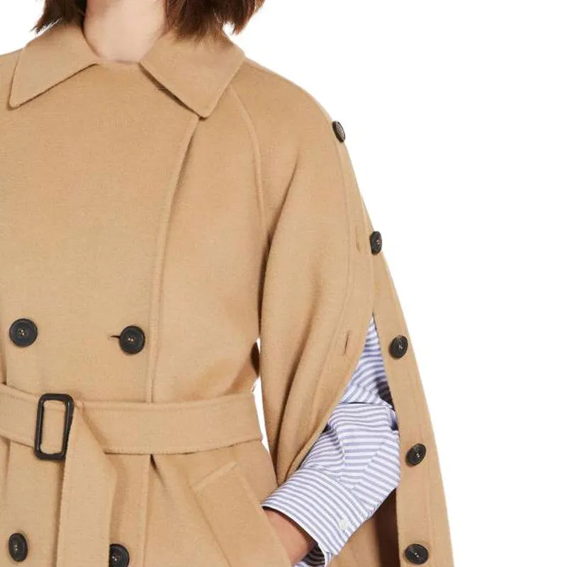 WEEKEND MaxMara Coat Women's Khaki-4