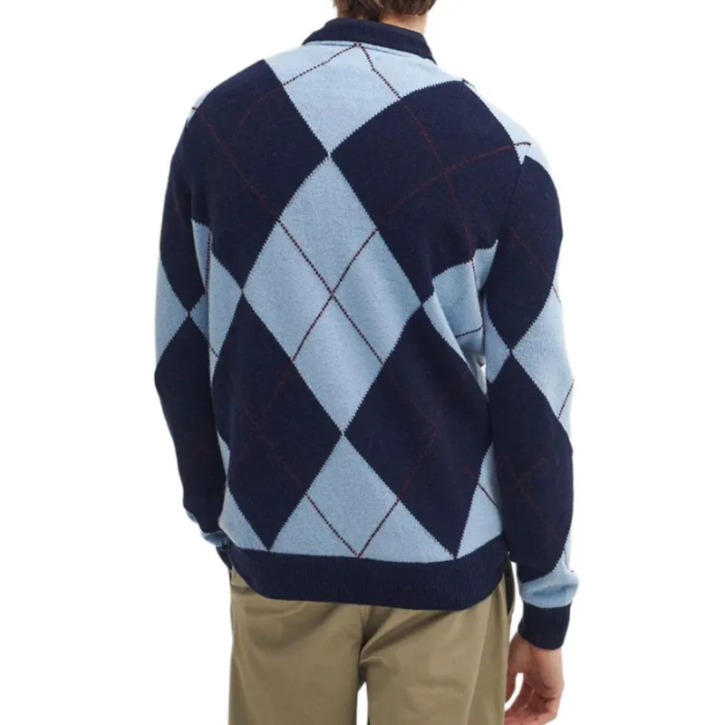 BARBOUR Sweater Men's Royal Blue-3