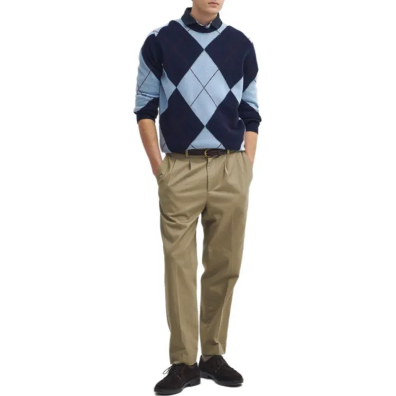 BARBOUR Sweater Men's Royal Blue-1