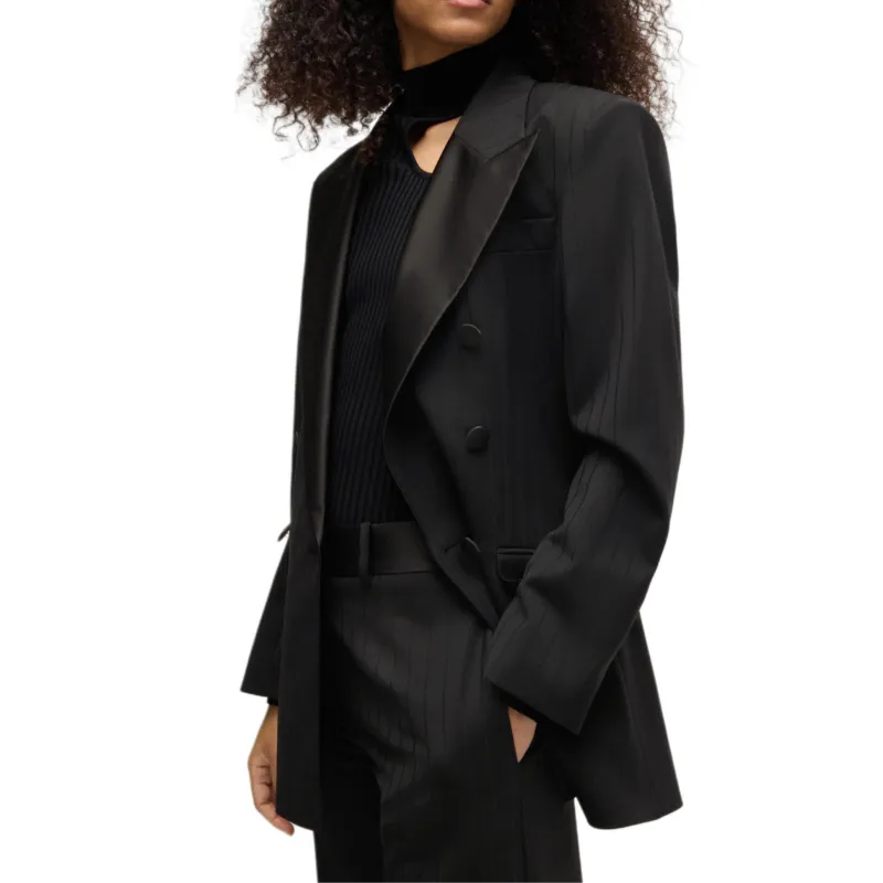 HUGO BOSS Business Suit Coat Women's Black-4