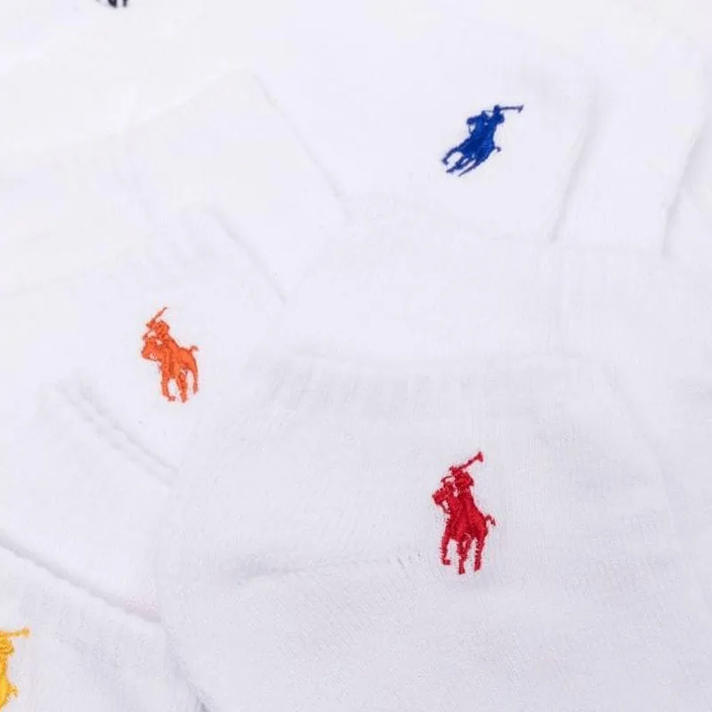 Polo Ralph Lauren SS22 Ankle Socks Men's 6 Pack White-1