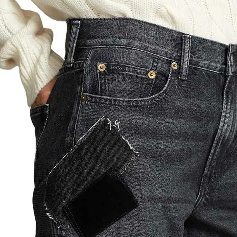 Polo Ralph Lauren FW22 Jeans Women's Black-4