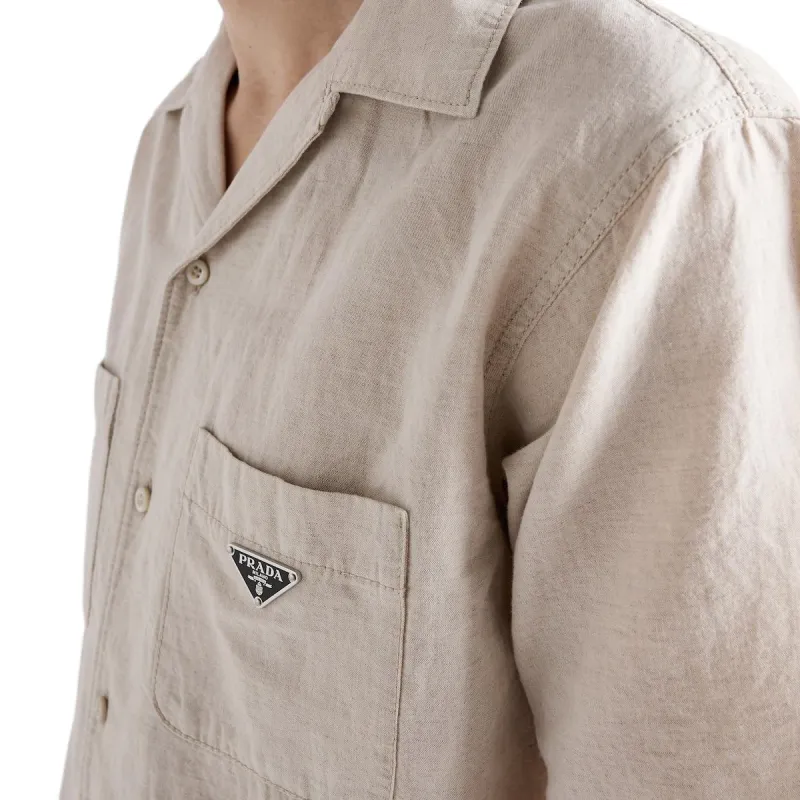 PRADA Shirts Men Natural-5
