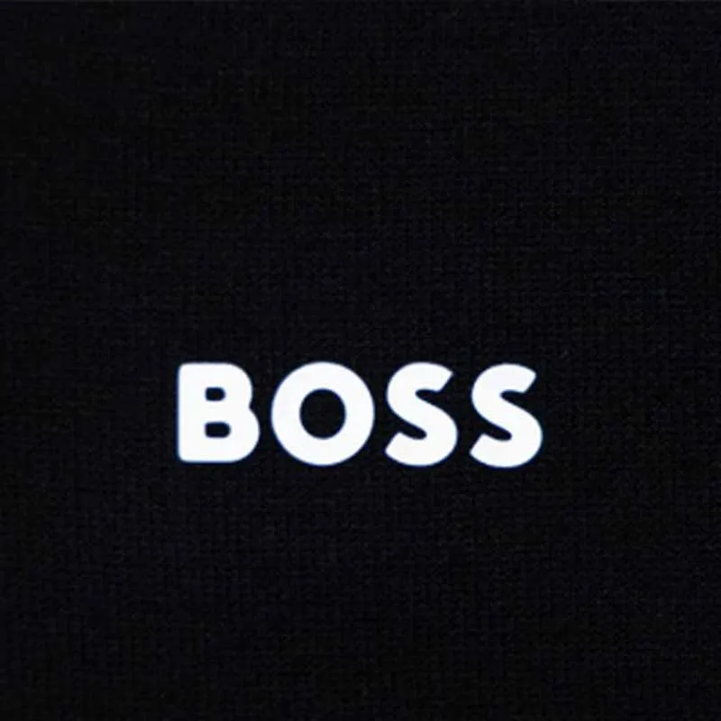 HUGO BOSS Logo appliqué Half zip Jumper-2