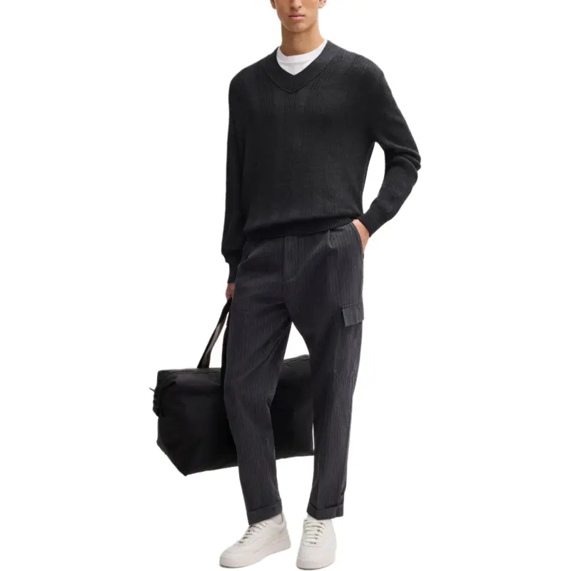 HUGO BOSS Sweaters Men Gray-1