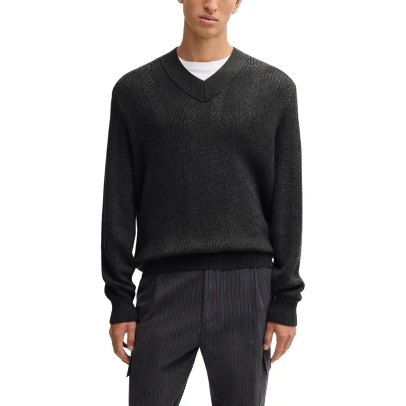 HUGO BOSS Sweaters Men Gray-2