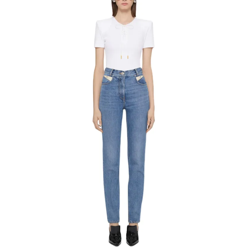 Givenchy Yoke Slim Fit Jeans 'Denim Blue'-1