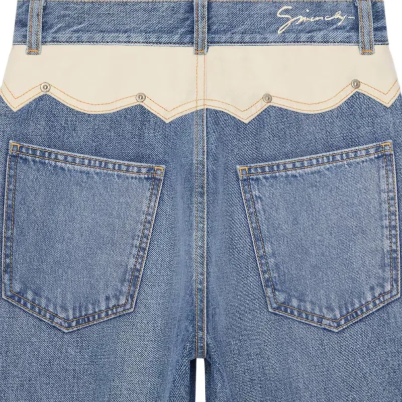 Givenchy Yoke Slim Fit Jeans 'Denim Blue'-3