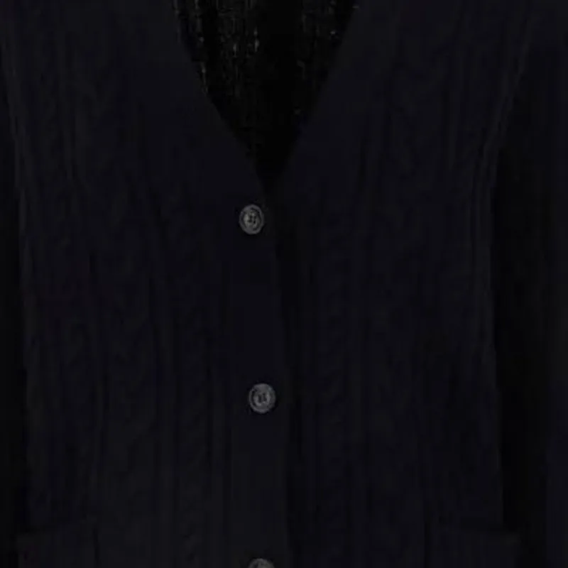 MaxMara V Neck Long Sleeved Cardigan-2