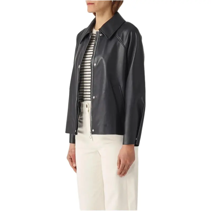 MaxMara Jackets & Coats Women's Marine Blue-4