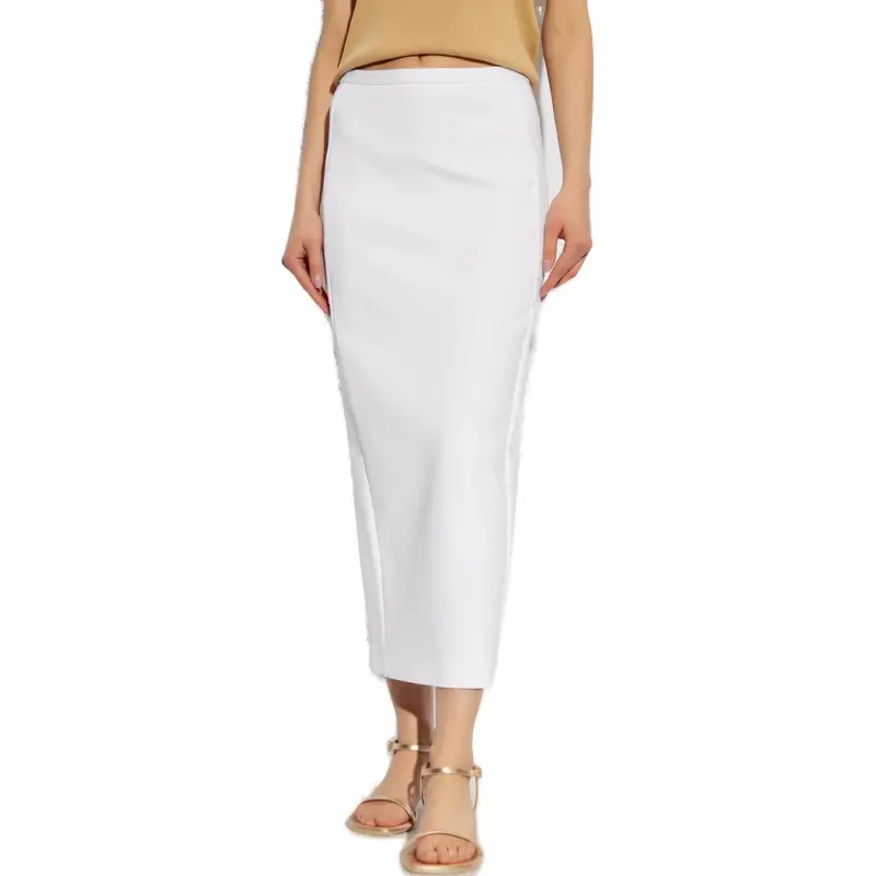 MaxMara Casual Long Skirt Women's White-1