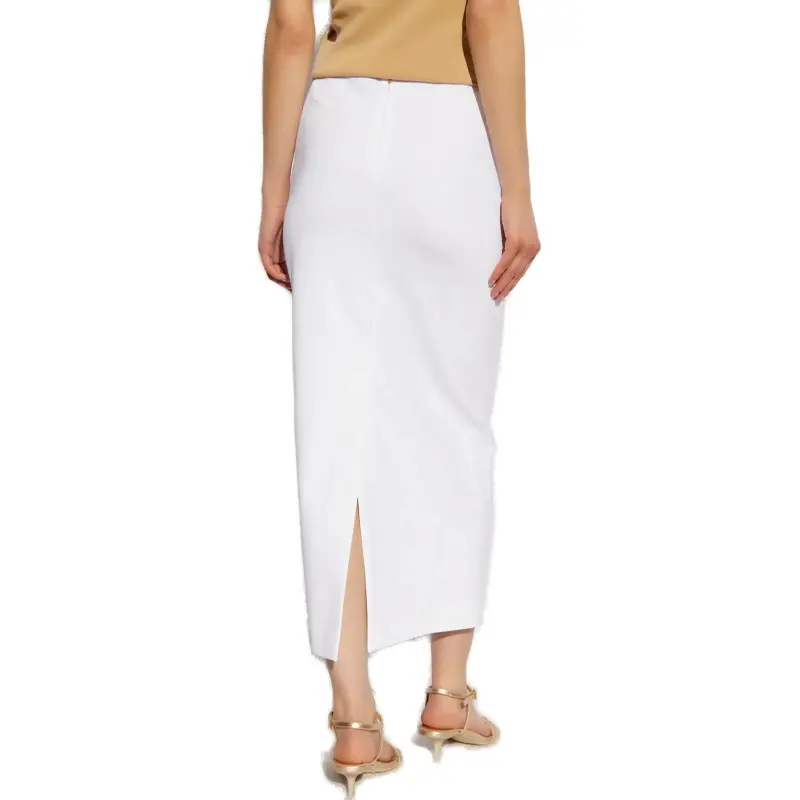 MaxMara Casual Long Skirt Women's White-2