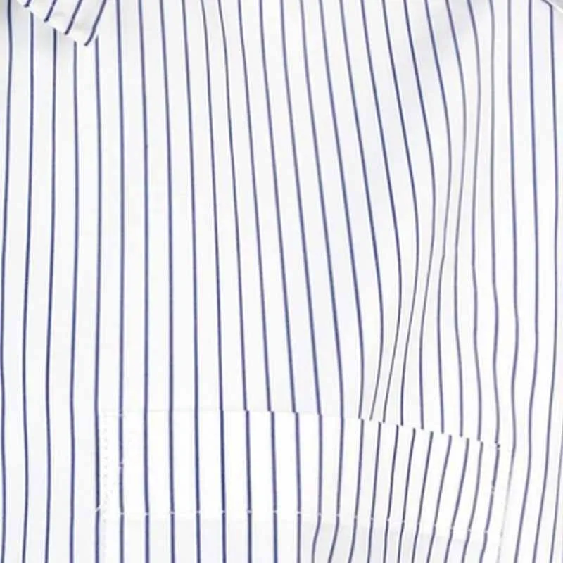 WEEKEND MaxMara Aureo Striped Long Sleeved Poplin Shirt-2