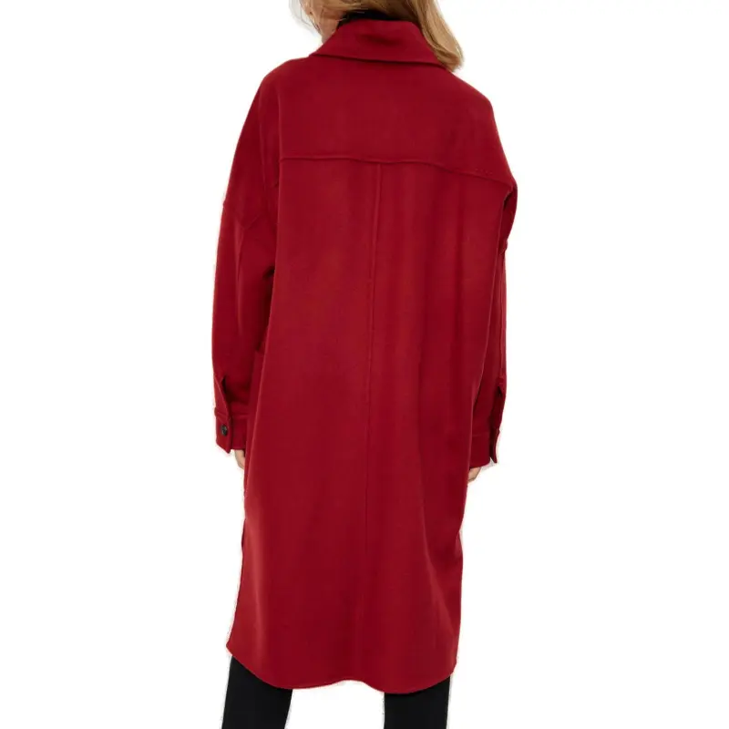 MaxMara Atelier Button Detailed Oversized Coat-3
