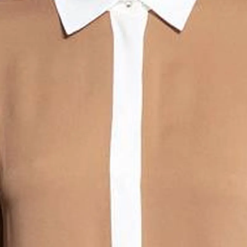 MaxMara Curved Hem Drop Shoulder Shirt-3