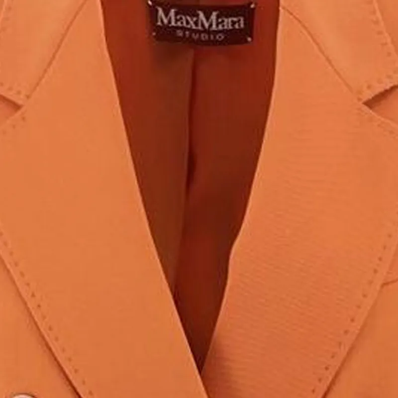 MaxMara Double Breasted Long Sleeved Jacket-1