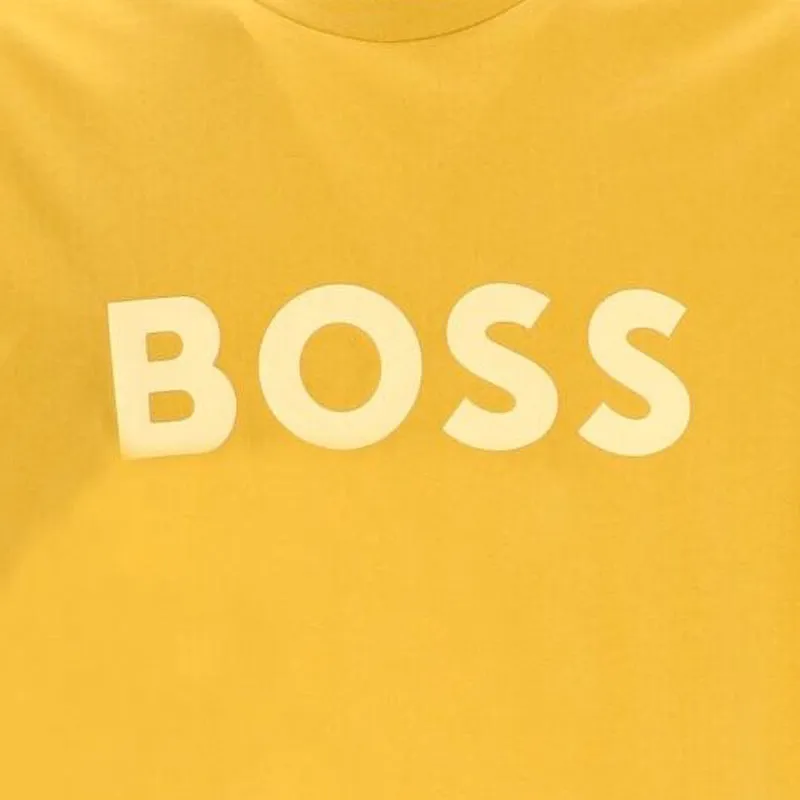 HUGO BOSS Tiburt 354 Logo print Cotton T shirt-4