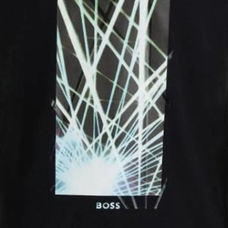Boss Graphic print Stretch cotton T shirt-4