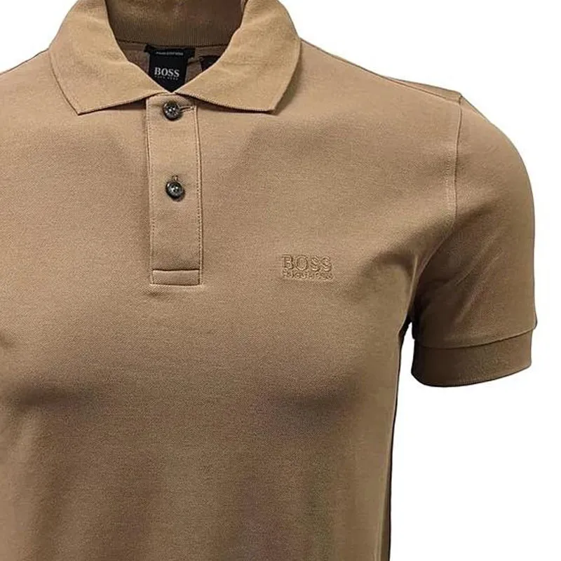 HUGO BOSS Polo Shirt Men's Beige-1