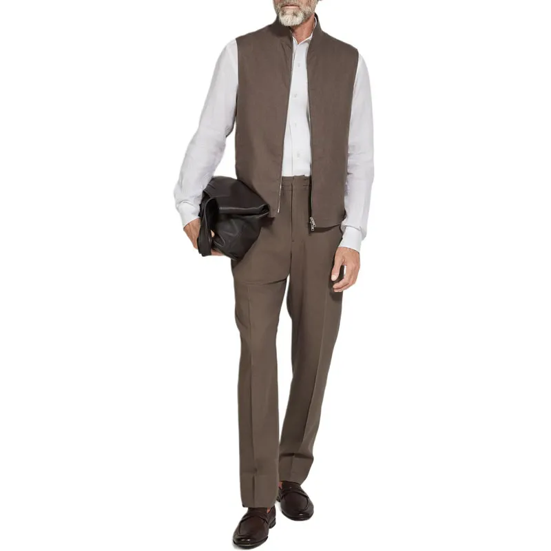 Zegna Oasi Lino Trousers-4