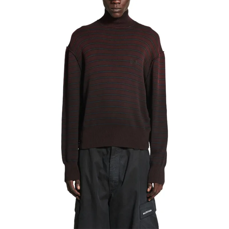 Balenciaga Knitwear Regular Fit Men's Black Red-2