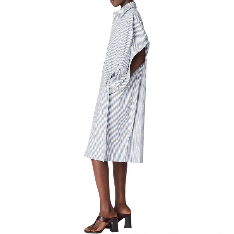 Bottega Veneta SS25 Long Sleeved Dress Women's White-2