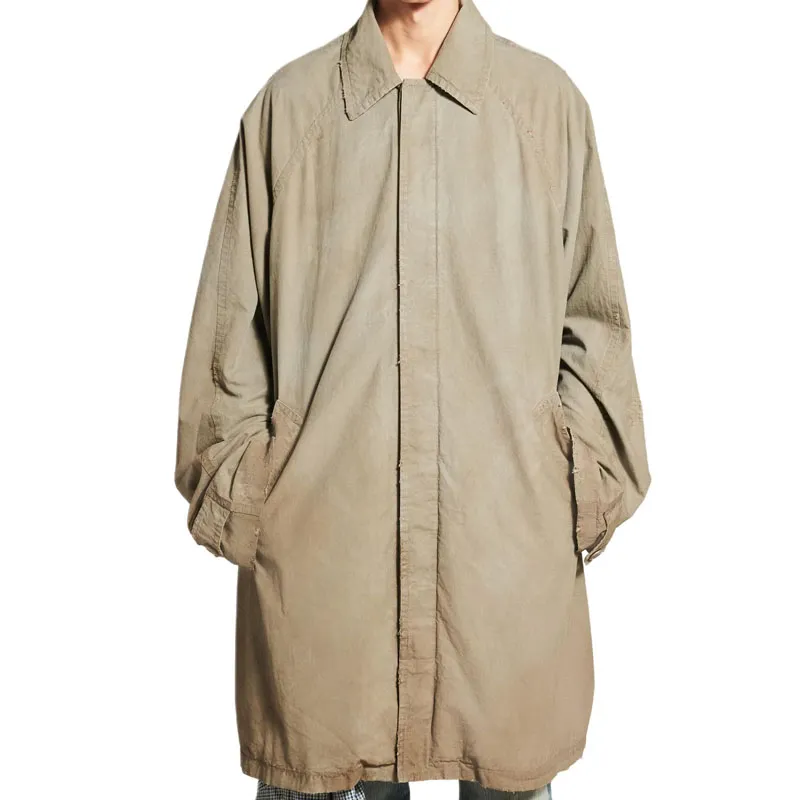 Balenciaga Coat Loose Fit Men's Dark Beige-5