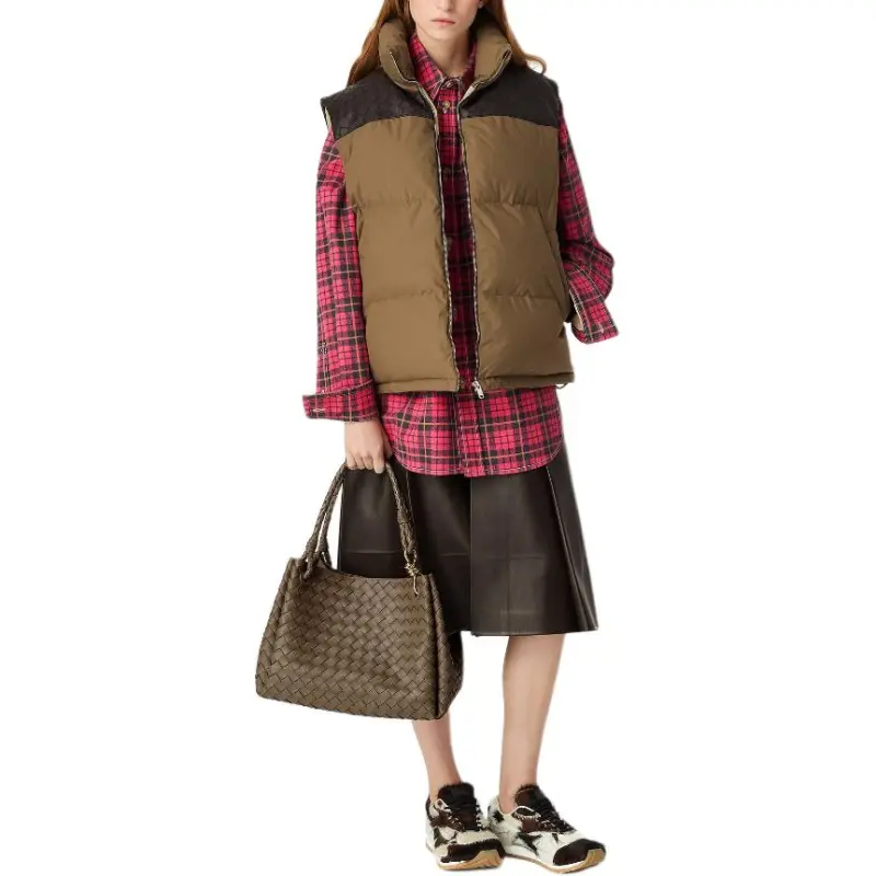 Bottega Veneta Frosted Poplin Puffer Gilet-2