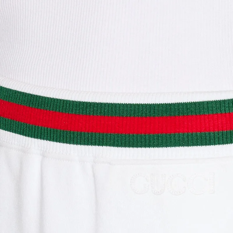 GUCCI Knit Long Skirt Women's White-4